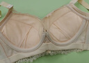 欧迪芬（Ordifen）秋冬年内衣女性感蕾丝调整文胸小胸聚拢软钢圈侧收副乳防下垂胸罩 水晶肤套装 80C 36C 实拍图