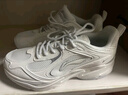 李宁跑步鞋女鞋马卡龙配色透气网面舒适运动鞋情侣时尚复古老爹鞋 云雾白/银色-3 35 实拍图