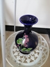 汪洋大海景德镇瓷器花瓶酒柜客插花家居装饰工艺品博古架陶瓷水培养花玄关 蓝荷花赏瓶+木底座 实拍图