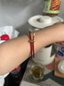 XD可调节手链绳男女生红绳情侣款编织红绳可穿串转运珠牛皮绳钢丝绳 2mm钢丝款-红色(珠子孔需大于3mm 实拍图