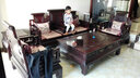 祥蕴阁红木家具印尼黑酸枝 (学名:阔叶黄檀）沙发实木家具明清古典客厅大卷书沙发组合 家具意向金，付清尾款后发货。 组合 实拍图