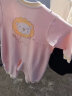 舒贝怡儿童马甲保暖婴儿背心男女童宝宝夹棉马夹上衣外套粉色 73CM 实拍图