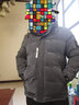 以撒保罗（YISABAOLUO）羽绒服男士冬季外套短款连帽2025新款休闲加厚保暖中青年爸爸冬装 灰色 6XL (185-205斤) 实拍图