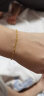 周生生 足金侧身水波纹黄金手链女款 素圈金手环饰品09240B计价 17厘米3.5克 实拍图