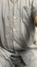 七匹狼（SEPTWOLVES）睡衣男100%棉抗菌家居服春夏季纯棉贴身内衣可外穿男士家居服套装 浅灰色-100%棉抑菌家居套装 2XL (180) 推荐体重160-180斤 实拍图