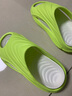 亚束2025运动拖鞋男厚底增高防滑户外踩屎感凉拖减震夏季外穿破茧系列 荧光绿【可拆卸内胆】 40-41 【39-40码脚拍这个】 实拍图