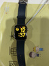 MSSM适用苹果手表表带apple watch爱马仕款iwatch S11小牛皮真皮表带ultra3/S10/9/Se3商务表带 深蓝色 实拍图