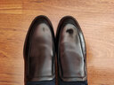 百丽男鞋舒适真皮正装鞋新款黑色圆头套脚商务皮鞋B3GK7CM1【预售】 黑色 45 (275mm) 实拍图