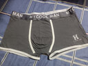 雅鹿男士内裤男运动纯棉内档透气平角裤中腰透气夏季男式四角裤头 运动款5207 XXXL（建议体重：160~180斤） 实拍图