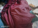 安贞雪（AnZheSnow）中老年人女装奶奶装春秋装翻领外套中老年女装柔软妈妈装HFT2020 红色上衣 4XL 建议140-155斤 实拍图