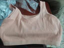 女童发育期文胸9-12岁女童小背心纯棉少女发育期初中小学生岁儿童吊带8-16岁小女孩内衣 白色+桔色 150 M 【体重60-80斤】 实拍图