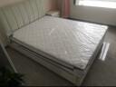 百冠环球床 布艺床北欧双人床 简约现代卧室家具 棉麻可拆洗婚床 床+弹簧椰棕床垫 框架结构1.5m*2.0m 实拍图