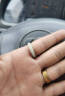 千载一玉保价618 和田玉戒指 男女款带糖色指环 玉石珠宝玉器戒指  带证书 约19毫米 晒单实拍图
