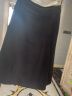 哥弟（GIRDEAR）【商场同款】高腰中长款法式优雅A字半身伞裙1200336 黑 L(4码) 晒单实拍图