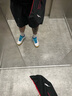 YONEX羽毛球鞋男鞋女yy超轻专业减震透气防滑训练运动鞋SHB101 白蓝 SHB101CR 防滑透气【男女同款】 45 (290mm) 【拍大一码】 实拍图