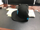 力嘶（RIOREX）帽子男平檐街头潮牌欧美风嘻哈帽平沿帽低调大头围hiphop帽 黑色 60cm（59-61cm） 实拍图