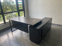 柏客森 老板桌总裁桌简约现代经理办公桌椅组合主管桌大班台老板办公桌 总长1.8*0.8米（带侧柜） 实拍图