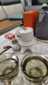 瓷牌茗茶具 汝窑自动茶具套装陶瓷石磨懒人泡茶神器家用防烫功夫茶具整套 米黄汝窑自动茶具 7头 实拍图