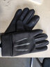 杨饰公子手套男冬季保暖骑行手套触屏防滑防泼水开车摩托车漏二指钓鱼手套 全指灰色【加绒加厚】 均码 实拍图