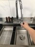 悍高（HIGOLD）厨房304不锈钢手工纳米水槽双阶梯水槽套餐洗碗池洗菜盆水槽套装 宽边75*48-裸槽 实拍图