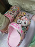 巴布豆儿童拖鞋男童女童沙滩鞋宝宝凉鞋婴幼儿洞洞鞋 粉红 180码 实拍图
