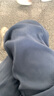 顶峰保罗（Dingfengbaoluo）休闲裤子男高街抽绳束脚秋季宽松潮牌工装裤大码HM9072蓝色L 实拍图