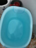 日康（rikang） 浴桶 婴儿洗澡盆 儿童洗澡桶新生儿游泳桶 0-12岁蓝色 X1002-1 晒单实拍图