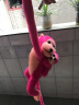 贝伦多长臂小猴子毛绒玩具公仔婚庆抛洒娃娃玩偶抱枕小创意生日礼物礼品 粉色长臂猴 70厘米 实拍图