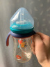 日康（rikang）奶瓶 宝宝吸管奶瓶 PPSU宽口新生婴儿奶瓶带手柄鸭嘴杯270ml RK-N1047-1 海青蓝 晒单实拍图
