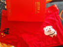 南极人男士内裤男本命年大红色龙年大码生肖平角内裤2024年礼盒装男式 财运亨通礼盒装 XXL（130-150斤） 实拍图