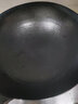 欧乐菲（OLOFE）章丘老关东铁锅黑炒锅家用老式圆底无涂层锅具大炒勺熟黑铁锅34cm 实拍图