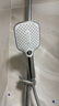 HOMK【德国】增压花洒喷头浴室卫生间淋浴洗澡超强高压花洒头喷淋头 方形增压单花洒头【曜石黑】 三档模式丨大面板享受畅快淋浴 实拍图