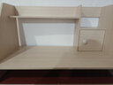 府立床上桌大学生床上小桌子宿舍上铺书写桌懒人笔记本电脑桌 【柜门款带抽屉】拉丝白橡木 多元置物 宽敞台面 实拍图