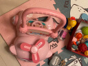 欣格婴儿学步车手推车多功能防侧翻助步车9个月宝宝学走路玩具防滑可升降调速儿童平衡推车礼物粉色 实拍图