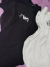 阿玛尼（ARMANI）男装T恤 EA鹰标时尚简约休闲轻薄修身男士短袖T恤2件装礼物 混色（黑+白） M 实拍图