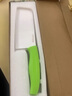 美瓷（MYCERA） 陶瓷刀 家居日常使用陶瓷刀 超薄锋利厨房用刀6.5寸大菜刀 （带刀鞘） 绿色 实拍图