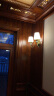 慕庭全铜玉石壁灯美式客厅过道灯简约欧式床头壁灯复古楼梯墙壁灯灯具 1855双头 实拍图