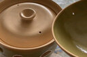 万土烧土锅双盖手绘陶瓷日式砂锅家用煲汤锅炖肉锅明火煮粥锅 福鸟3号锅（4-6人可炖整鸡） 5L 实拍图