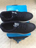 美思鸟（MEISINIAO）运动鞋子女休闲鞋女大码鞋秋季跑步鞋软底透气网鞋学生气垫旅游鞋 黑白（加绒） 37 实拍图