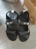 回力断码儿童运动凉鞋2025年夏季新款男童防滑软底沙滩鞋中大童休闲鞋 黑白主图款 37 实拍图