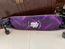 ZBOARDS 木毒长板女子初学者舞板代步全能板平花入门滑板长板专业级滑板 113cm 盖亚 整板 全黑 实拍图
