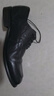 德赛（Desai）手抓纹男士商务休闲皮鞋男真皮擦色正装手工软底男鞋 黑色 42  实拍图