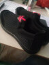 回力网鞋男鞋夏季运动鞋夏天网面鞋男透气懒人一脚蹬软底套脚休闲鞋子 全黑HL3076 44 实拍图