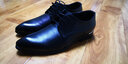 YDL款尖头皮鞋男韩版春季 格子商务休闲鞋上班正装英伦发型师内增高婚鞋青年 . A15经典黑色(内增高) 39 实拍图