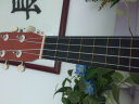俏娃宝贝（QIAO WA BAO BEI）儿童小吉他玩具3-6岁尤克里里初学入门2宝宝音乐器女孩生日礼物男 咖色23寸塑胶初学里里：木质品格 实拍图