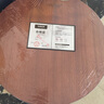 柏森优家 非洲桃花心木菜板实木整木圆形刀板切菜板家用加厚木制一整块砧板菜墩 桃花心木（圆形整木小号：33*2.5cm） 实拍图