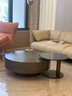 新品安嘉 茶几 意式轻奢圆形茶几钢化玻璃不锈钢家用客厅创意设计师茶几 90cm茶几 实拍图