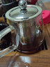 金灶（KAMJOVE）耐热玻璃泡茶壶花茶壶飘逸杯304不锈钢内胆泡茶器办公室茶具茶壶 A-05【450ml】 实拍图