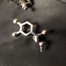 EKUSTYEE 生物元素DNA胸针金属徽章学生包包衣服别针医学生礼物配饰 肾上XIANSU胸针1个 实拍图