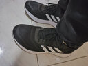阿迪达斯（adidas）男鞋跑步鞋 25秋新款运动鞋缓震防滑慢跑鞋网面透气低帮休闲鞋子 DURAMO 10【黑白】【主推款】 40.5 (内长250mm) 实拍图